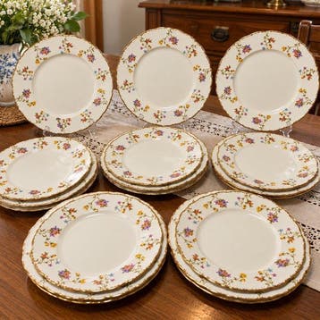 Lanternier & Cie, Limoges - Tafelservies (18) - Veelkleurig