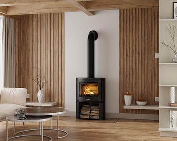 NORDFLAM MODENA 7,5KW (NIEUW MODEL 2024), Huis en Inrichting, Kachels, Nieuw, Hout, Vrijstaand, Houtkachel