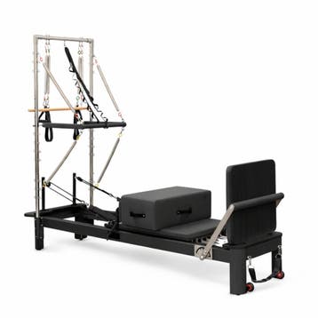 Pilates Reformer met Tower | Aluminium | Zwart, Nieuw, Overig