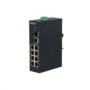 Dahua LR2110-8ET-120-V2, 8x PoE Switch (120W), 1x, Computers en Software, Netwerk switches, Ophalen of Verzenden, Nieuw