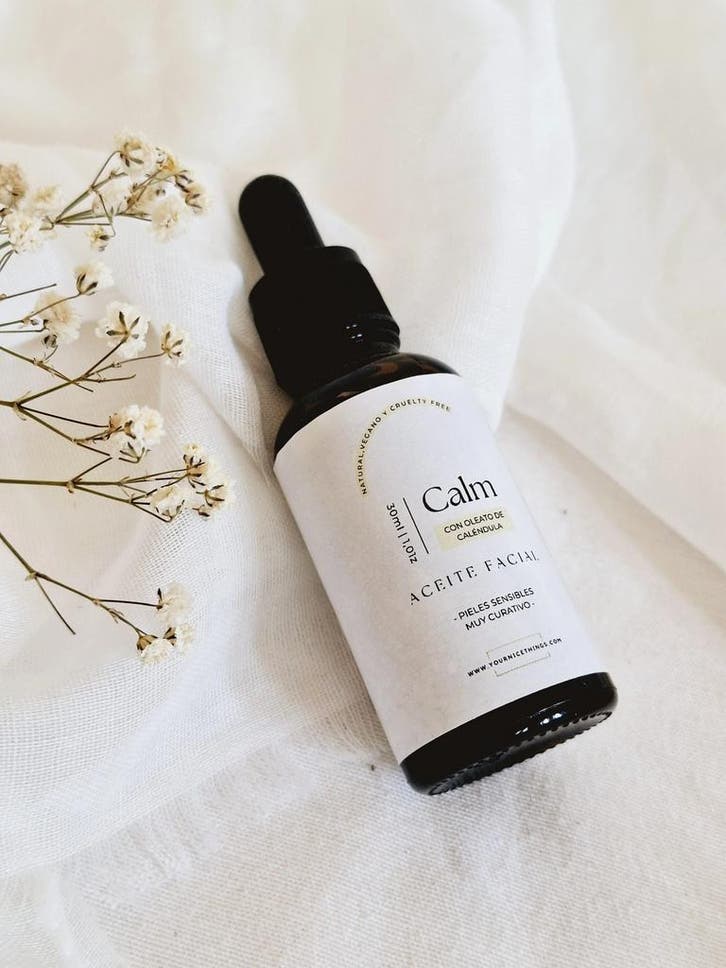 Biologische verjongende en versterkende gezicht olie CALM, Sieraden, Tassen en Uiterlijk, Uiterlijk | Gezichtsverzorging