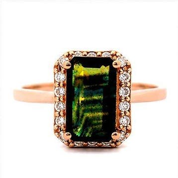 Zonder minimumprijs - Ring - 14 karaat Roségoud, 2,07 gram, Nieuw