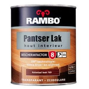 Rambo Pantser Lak Hout Interieur Dekkend Zijdeglans - Lic..., Overige kleuren, Nieuw, Ophalen of Verzenden, Lak