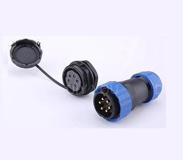 Male + socket - Waterdichte kabelverbinder - 6 aderig - IP68, Ophalen of Verzenden, Nieuw