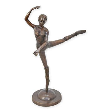 BRONZEN BEELD VAN EEN BALLERINA HOOGTE 90 CM (Interieur), Verzenden, Nieuw