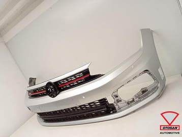 VW Polo 2g 17-21 GTi Voorbumper + Grille Grill Origineel!, Ophalen, Gebruikt, Volkswagen, Bumper