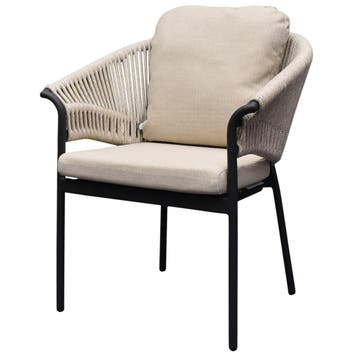 Suns Santorini dining tuinstoel  matt royal grey - camel, Ophalen of Verzenden, Nieuw