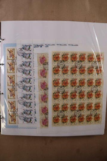 Rusland en Sovjetunie 1966/1990 - Lot complete vellen -, Gestempeld