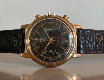 Dollar Watch - Black Gilt Chronograph - Zonder minimumprijs, Nieuw