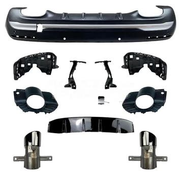 Diffuser With Chrome Exhaust Tips Voor Mercedes GLA H247 AMG, Ophalen of Verzenden, Nieuw