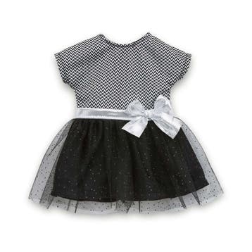 Ma Corolle - Avondjurk Zwart / Grijs (Poppen), Kinderen en Baby's, Ophalen of Verzenden, Nieuw
