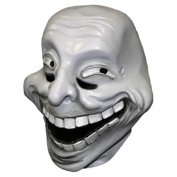 Trollface masker latex (meme), Verzenden, Nieuw