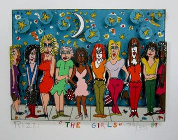 James Rizzi (1950-2011) - 3D The Girls