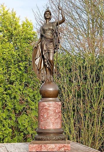 frere du roy - Beeld, xxl SCULPTURE OF ATHENA GIUSTINIANI 29, Antiek en Kunst