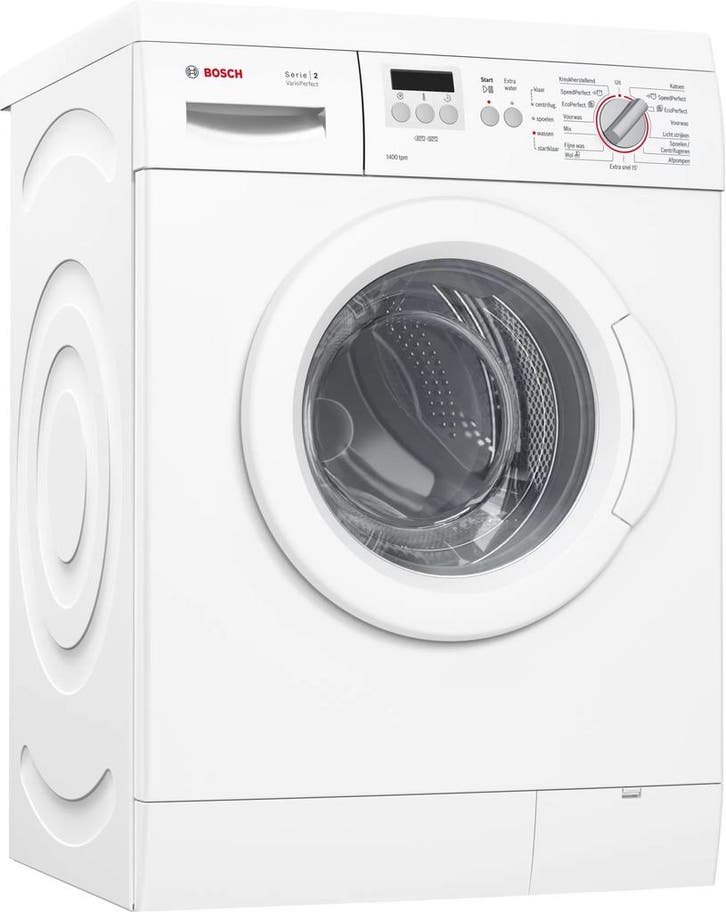 Bosch WAE28266NL - Wasmachine - 6 kg - 1400 tpm -, Witgoed en Apparatuur, Wasmachines, Zo goed als nieuw, Voorlader, 85 tot 90 cm