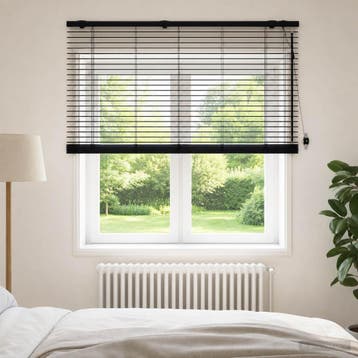 vidaXL Venetiaanse jaloezie Zwart 125 x 160 cm 35 mm, Verzenden, Nieuw, Zwart