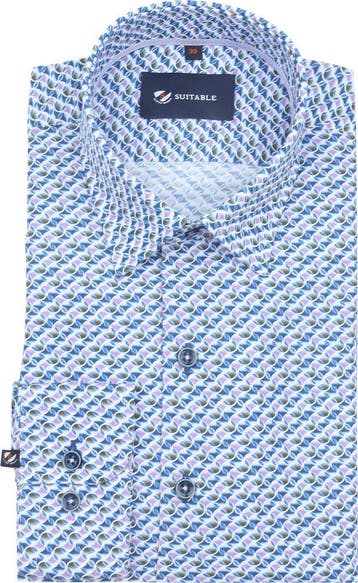 Suitable Overhemd Royal Opt Multicolour maat 43 Heren, Verzenden, Nieuw, Suitable