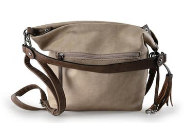 Emily &amp; Noah Schoudertas Beige, Verzenden, Zo goed als nieuw, Beige