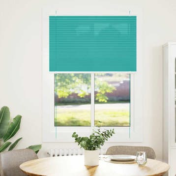 vidaXL Plissé rolgordijn 95x100 cm stofbreedte 94,4 cm, Huis en Inrichting, Verzenden, Nieuw, Groen