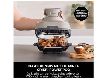 Ninja -  Crispi 4-in-1 -  Frituurpan, Verzenden, Nieuw, Airfryer