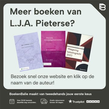 Fiscale methodologie / Boom fiscale studieboeken, Verzenden, Zo goed als nieuw, L.J.A. Pieterse