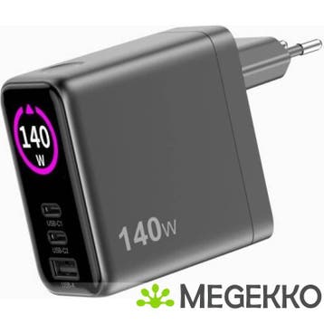 Sitecom 140W PD Wall Charger with LED display, Computers en Software, Overige Computers en Software, Verzenden, Nieuw