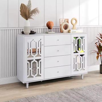 Klassieke Woonstijl Dressoir in het Wit - Nieuw Design, Verzenden, Nieuw