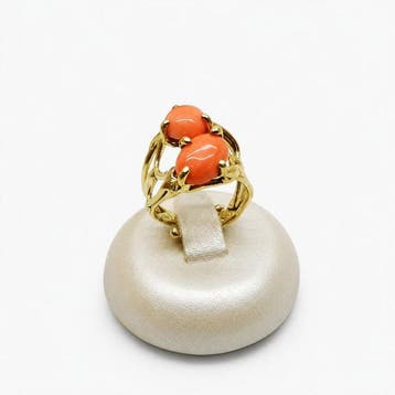 Koraal - Argento 925 - Ring - Italiaans vakmanschap