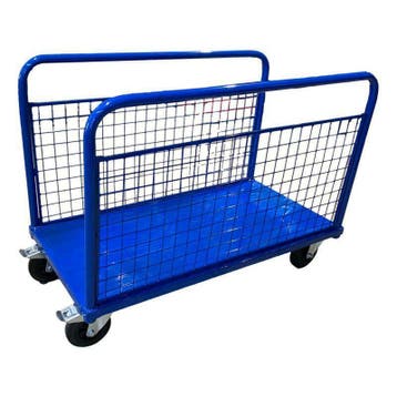 Hekwagen Platformwagen 2 Wanden van gaas 120x60cm 500kg, Ophalen of Verzenden, Nieuw
