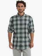 2dekans | McGregor Overhemd Flanel Ruiten Groen - Maat XL -, Kleding | Heren, Overhemden, Ophalen of Verzenden, Zo goed als nieuw