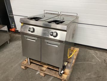 Zanussi dubbele friteuse 88x80x85 cm, Nieuw in verpakking