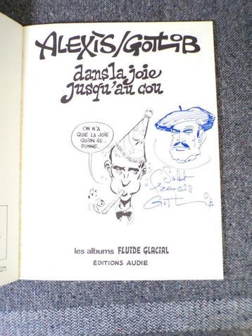 Gotlib - Dans la joie jusquau cou + dédicace - B - 1 Album, Nieuw