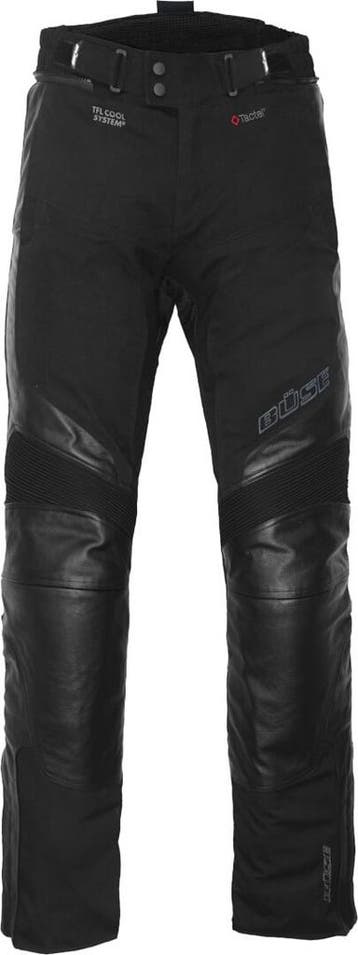 Büse Novaro Zwart Waterdicht Leren / Textiel Broek, Nieuw met kaartje, Broek | leer, Büse, Heren