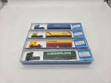 Roco N - 1851, 1858, 1859, 1865 - Model treinwagon (4) -, Nieuw