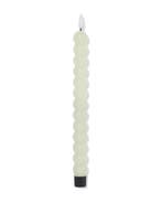 HEMA Led-dinerkaars 2.3x29cm ribbel lichtgroen, Verzenden, Nieuw