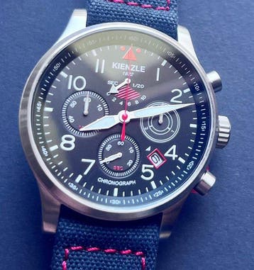 Kienzle - Zonder minimumprijs - Pilot Quartz Chrono - 45 mm, Nieuw