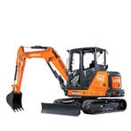 Hitachi-Landscros Hitachi minigraver ZX65U-6 - 42.4kW, Ophalen of Verzenden, Graafmachine