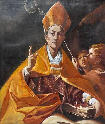 Italiaanse school (XX) - San Gennaro, Antiek en Kunst