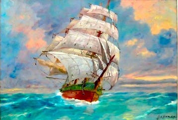 Assuero Fogli (1915-2001) - Veliero