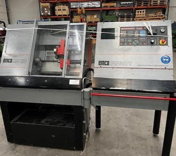 CNC-Draaibank Emco, Turn 120, grijs