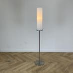 IDL Italiaans design vloerlamp met wit glazen kap, Huis en Inrichting, Ophalen of Verzenden, Gebruikt