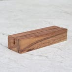 HOCHO Walnoten Houten Kaartenhouder 100x30x20 mm – Elegan., Ophalen of Verzenden, Nieuw