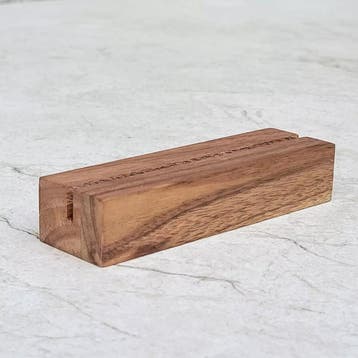 HOCHO Walnoten Houten Kaartenhouder 100x30x20 mm – Elegan., Ophalen of Verzenden, Nieuw