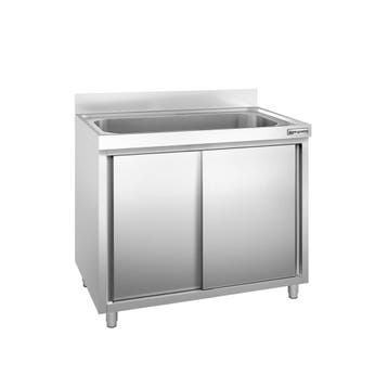 GGM Gastro | Spoelkast PREMIUM - RVS - 1000x700mm - met 1 |, Verzenden, Nieuw