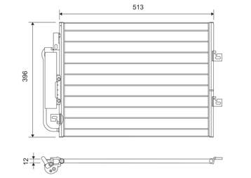 Airco condensor o.a: Renault, Twingo II (CN), Auto-onderdelen, Ophalen of Verzenden, Nieuw, Renault