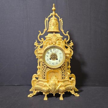 Tafelklok Lodewijk XVI-stijl - Verguld brons - 1850-1900 -
