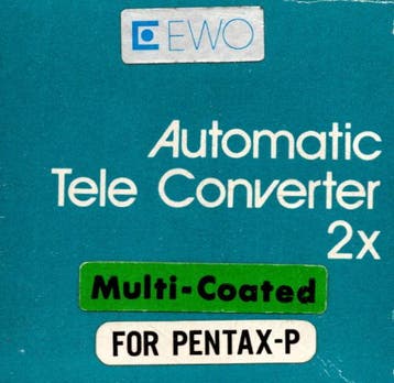 EWO Automatic Tele Converter 2x voor Pentax-P/K (In doos), Verzenden, Zo goed als nieuw