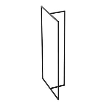 [en.casa] Kledingrek Hurdal kapstok 160x80x32 cm zwart, Huis en Inrichting, Kasten | Kledingkasten, Verzenden, Nieuw