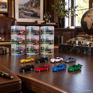 Modelauto (17) - Suntory BOSS Lotus & UCC RUF – 17 Japanese, Nieuw