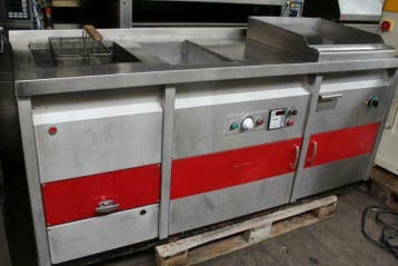 Florigo bistro frituurset / frituur / friteuse / bakwand, Ophalen of Verzenden, Gebruikt, Fornuis, Frituur en Grillen
